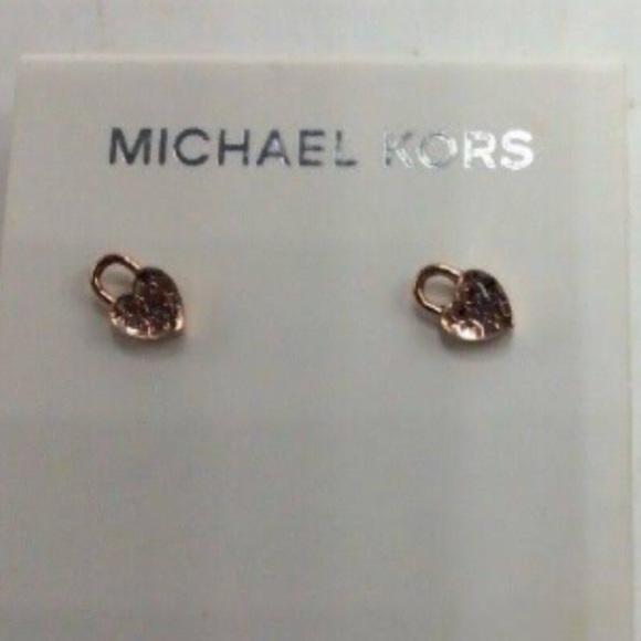 🎁 ‼️Michael Kors 3D Acrylic Heart Earrings - Picture 3 of 8